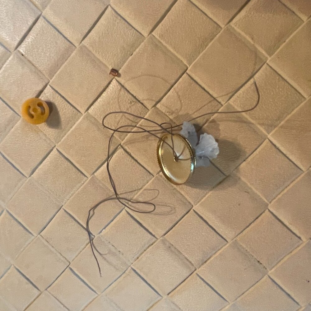 Miniature Dollhouse Cir-Kit CK800 Ceiling Canopy with Chandelier with Frosted Sh
